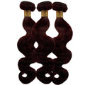 Burgundy Body Wave Human Hair Bundle Deal