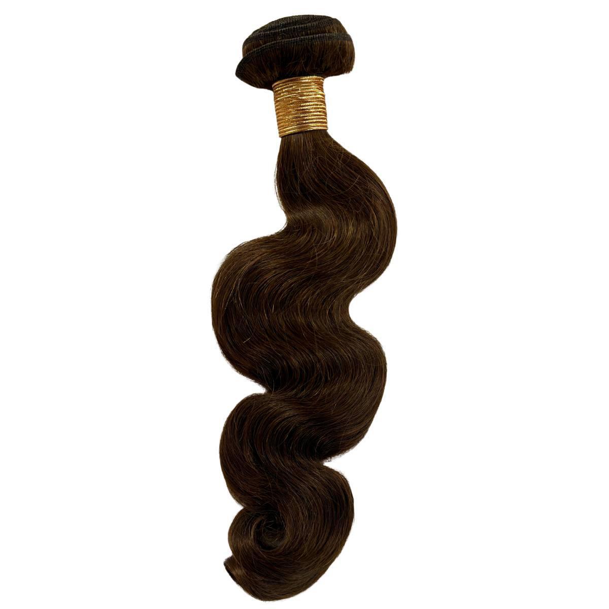 Medium Brown Body Wave Human Hair Bundles