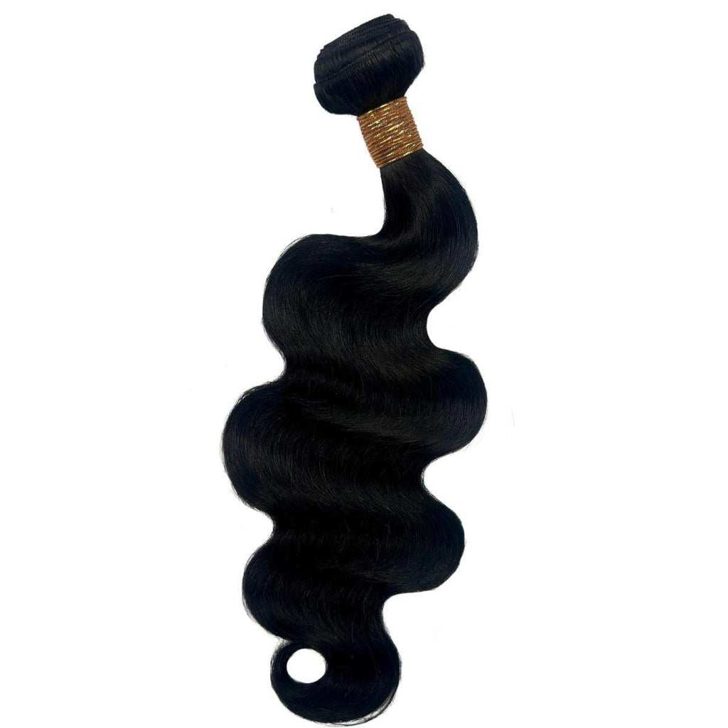 Jet Black Body Wave  Human Hair Bundles