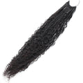 Deep Wave Boho Braids with Human Hair Blend