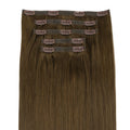 Chocolate Brown Invisible Clip-ins