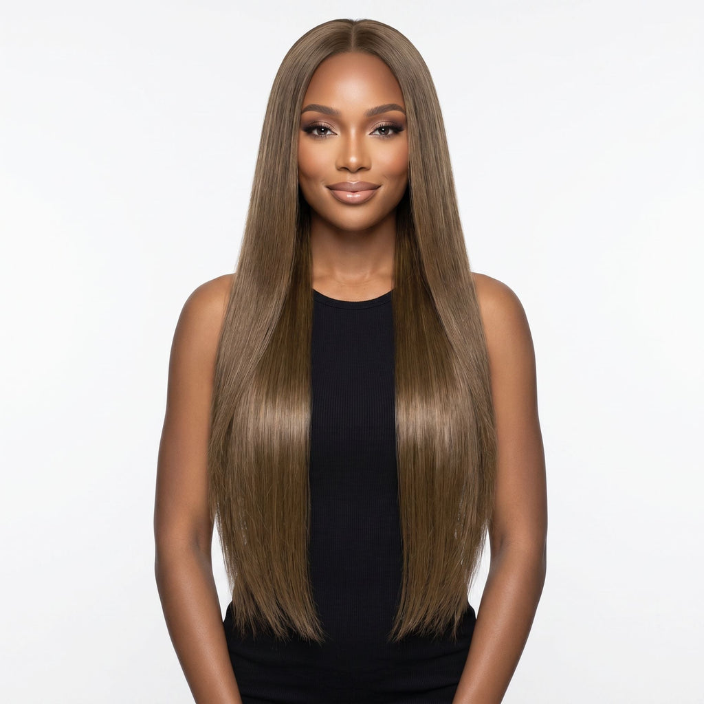 Chocolate Brown Seamless Clip-ins