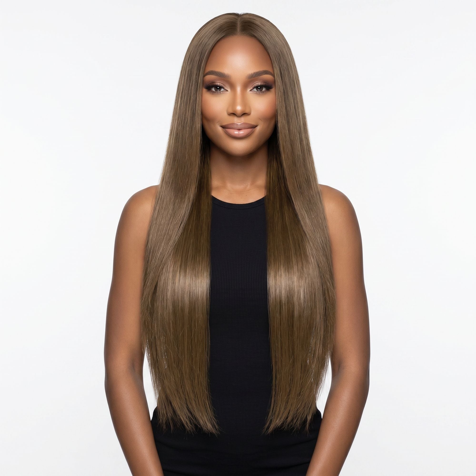 Chocolate Brown Seamless Clip-ins