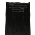 Jet Black Invisible Clip-ins