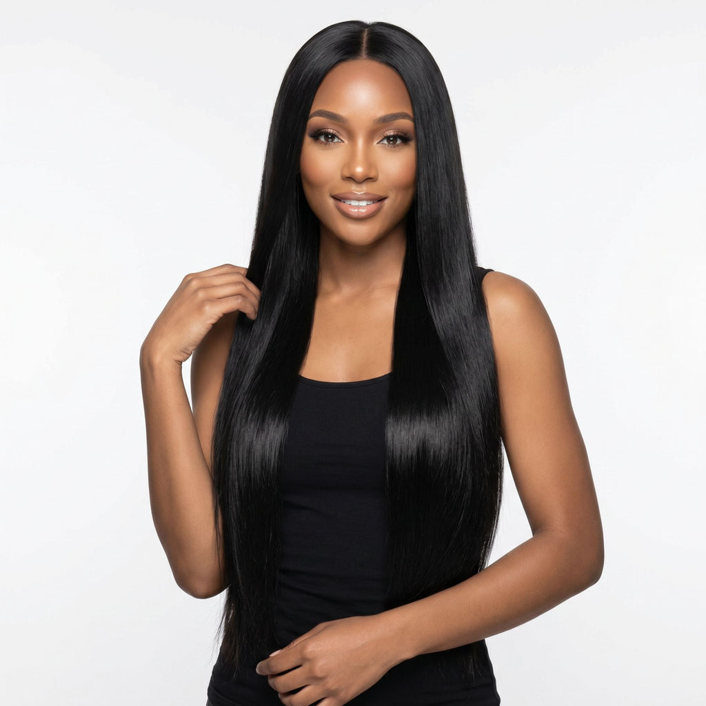 Jet Black Seamless Clip-ins