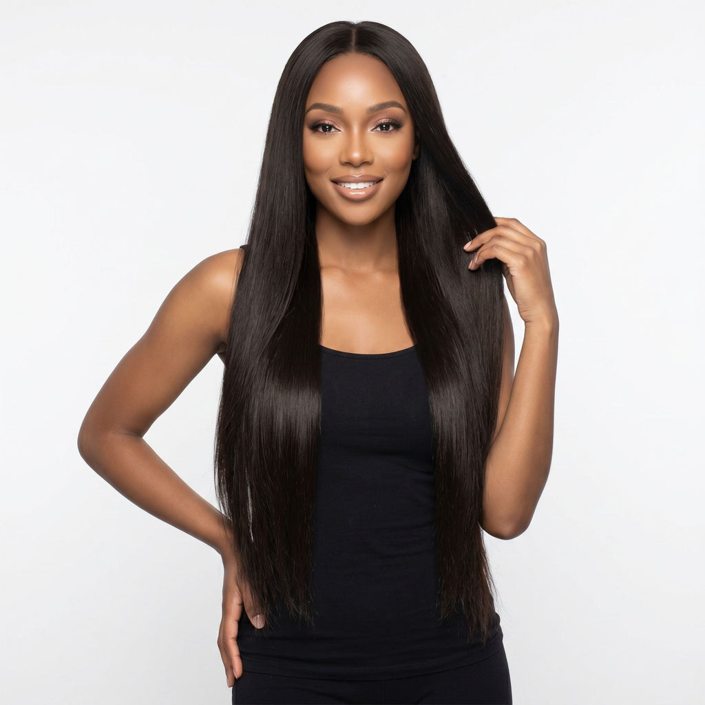 Off Black Seamless Clip-ins
