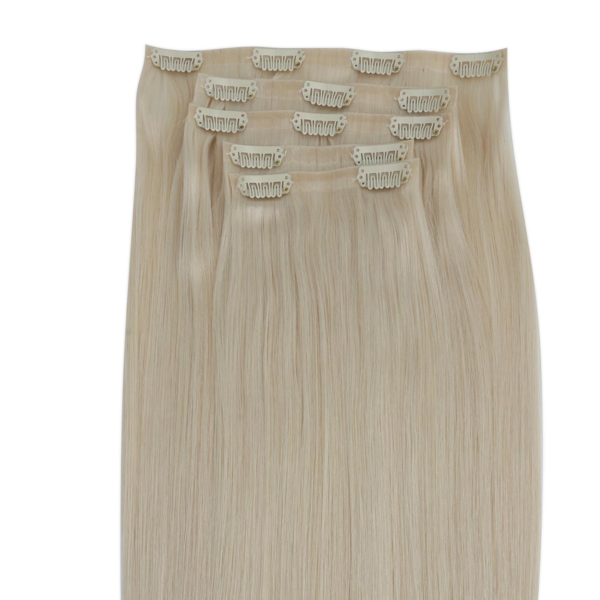 Platinum Blonde Seamless Clip-ins