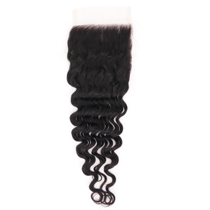 Deep Wave 5x5 Transparent Lace Closure