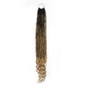 Honey Blonde Ombre Deep Wave Boho Braids with Human Hair Blend